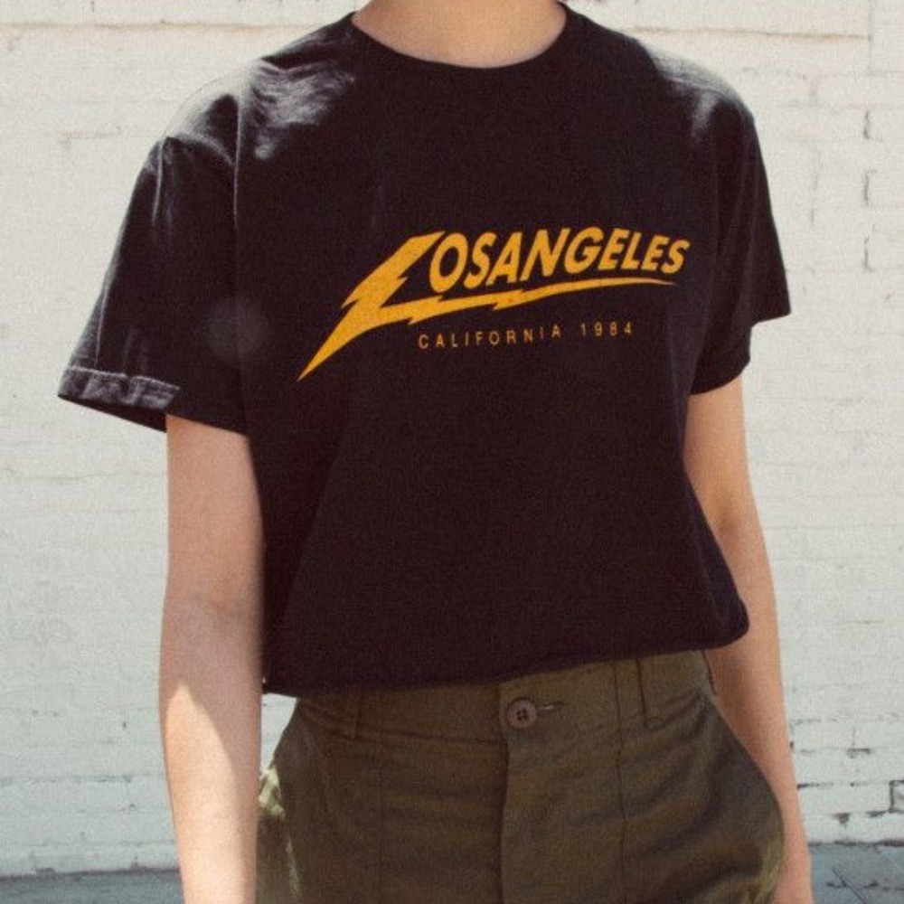 Brandy Melville Los Angeles Cropped Top